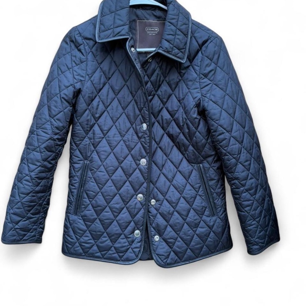 Coach Quilted Black Jacket